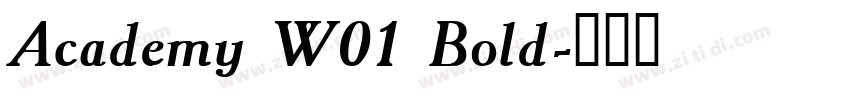 Academy W01 Bold字体转换 Academy W01 Bold字体转换